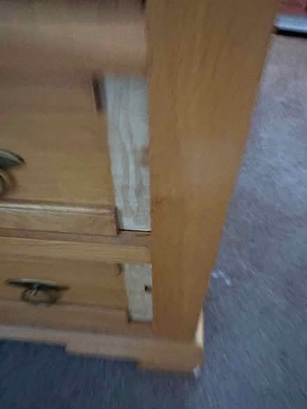 Photo of free Real wood chest of drawers (Woburn Sands MK17) #4