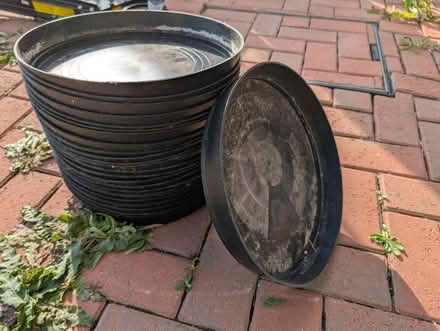 Photo of free Plant pot trays 32 cm x 25 trays (Broomgrove TN34) #1