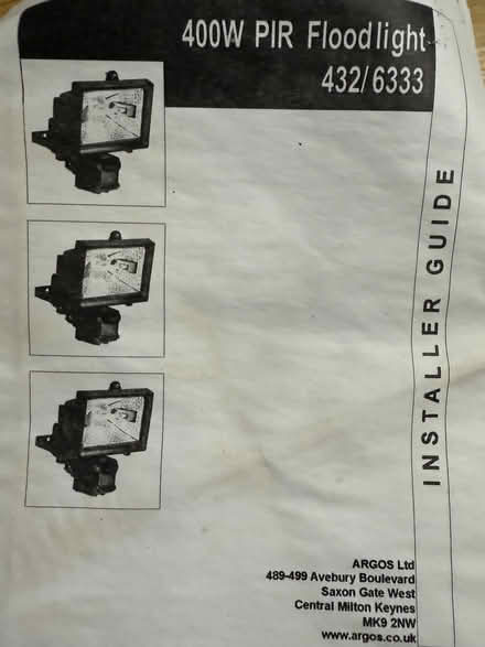 Photo of free outside sensor intruder/garden light (Chalk Farm NW1) #2