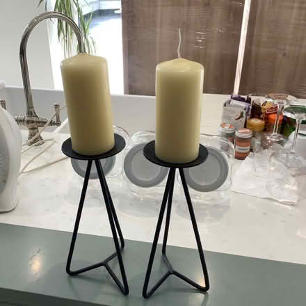 Photo of free Black Metal Candle Holders (Hornchurch) #3