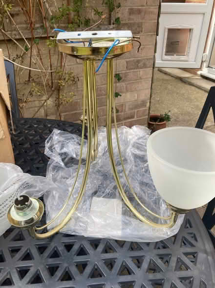 Photo of free Traditional brass light fitting (Stoke Poges SL2) #2