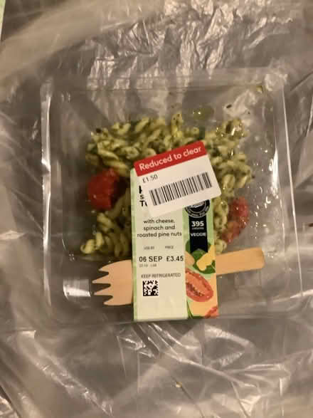 Photo of free pesto pasta (S2 Manor) #1