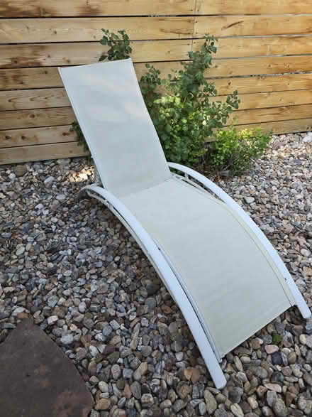 Photo of free Lawn Chair/Chaise (Gunbarrel) #1