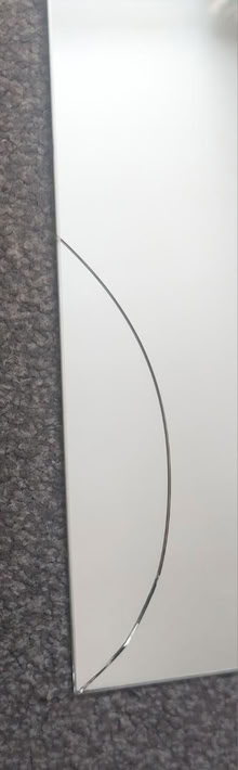 Photo of free Small ikea Mirror (cracked) (Smethwick) #3