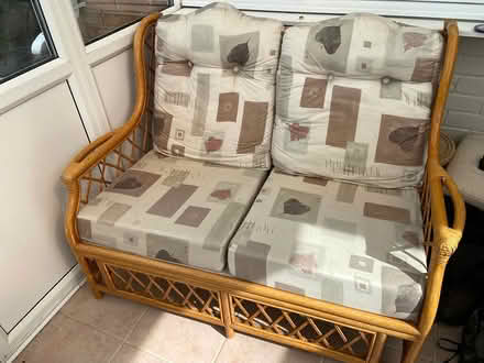 Photo of free Two seater bamboo sofa (Sudbury Suffolk CO10) #1