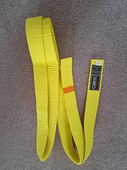 Photo of free Yellow martial arts belt (Welwyn, AL7) #1