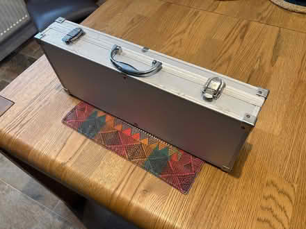 Photo of free BBQ tools set in a case (Little Whelnetham) #3