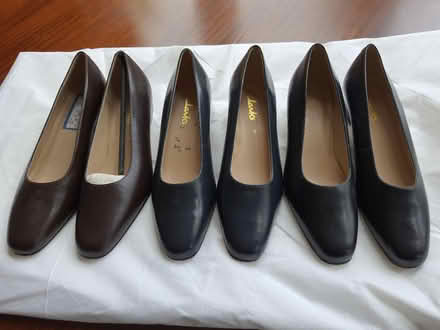 Photo of free New Clarkes ladies court shoes (Stroud central) #1