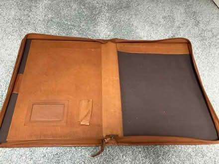 Photo of free Brown leather A4 document wallet (Firswood M16) #2