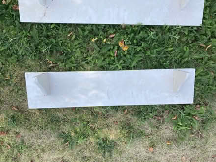 Photo of free Two wooden bookshelves with brackets (Wormingford CO8) #2