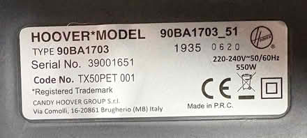 Photo of free Hoover Telios (Hoole, Chester) #4