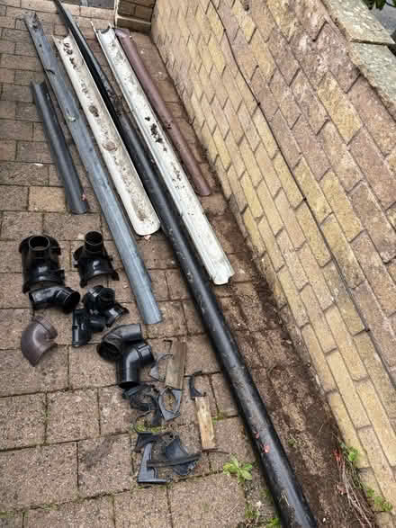 Photo of free Plastic guttering with some connections (Penrith CA11) #1