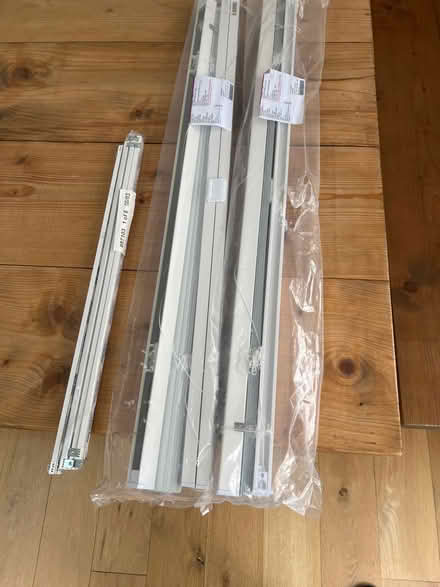Photo of free Venetian blinds x2 and 4x rails (Knaphill) #1