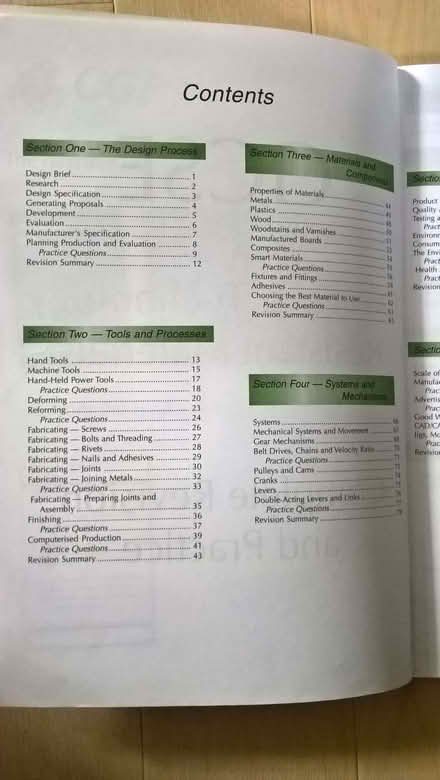 Photo of free GCSE D&T Resistant Materials complete revision and practice (Longley Green WR6) #2