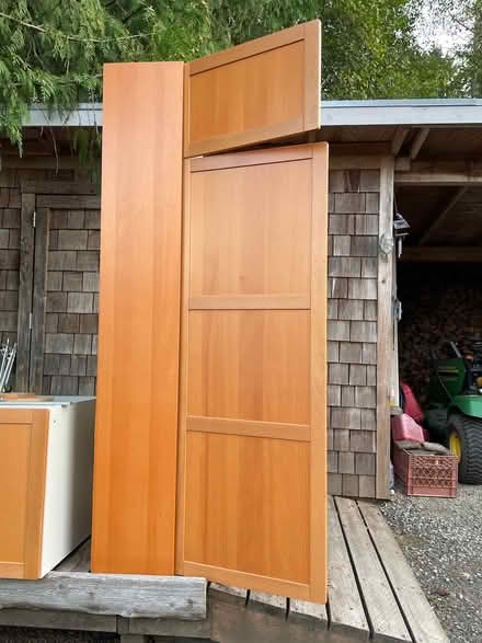 Photo of free Tall Floor Cabinet & Wall Cabinet (Quartermaster Heights, Vashon) #2