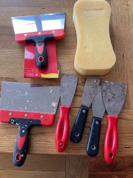 Photo of free Wallpaper scrapers and sponge (Firswood M16) #1