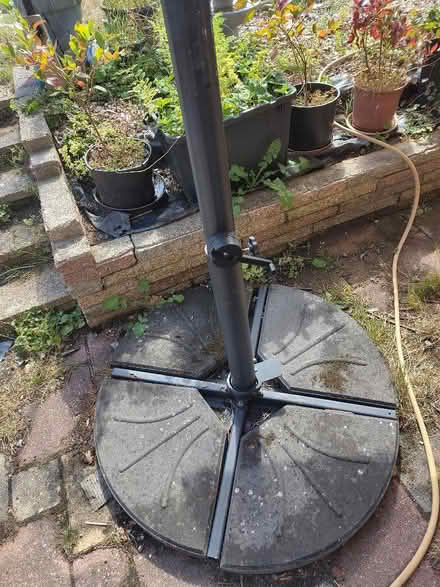Photo of free 3m adjustable square garden parasol frame and base (Lower Earley RG6) #4