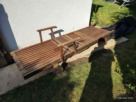 Photo of free Extra Large Wooden Sun Lounger (BN12) #2