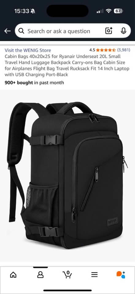 Photo of free Small rucksack (Farnborough) #2