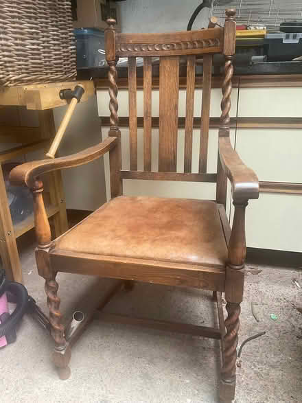 Photo of free Oak Carver Chair (Minehead) #3