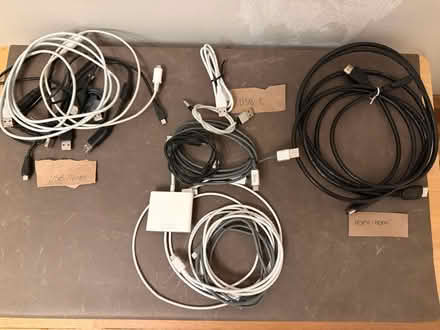 Photo of free Assorted USB and Video Cables (Petworth) #1