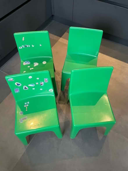 Photo of free Kids plastic chairs x4 (Bloomfield) #1