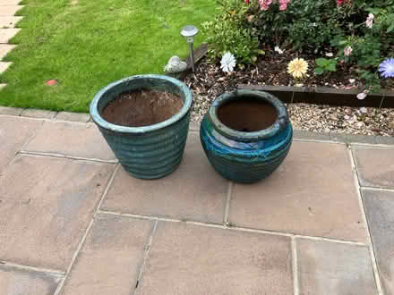Photo of free 2 x Heavy Garden Pots Containers (Basildon SS14) #4