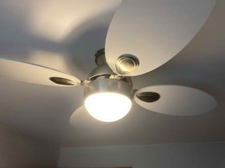 Photo of free 3 speed ceiling fan (damaged cover) (Ashdale, S. of Gerrard Library) #1