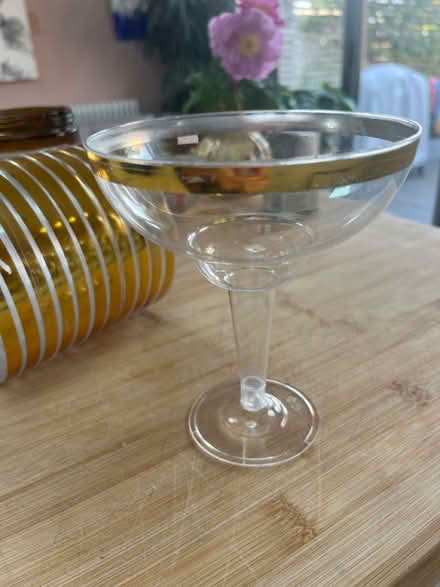 Photo of free 12 plastic champagne glasses (BN41) #1