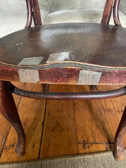 Photo of free Wooden chair - needs work (Freehold LA1) #2