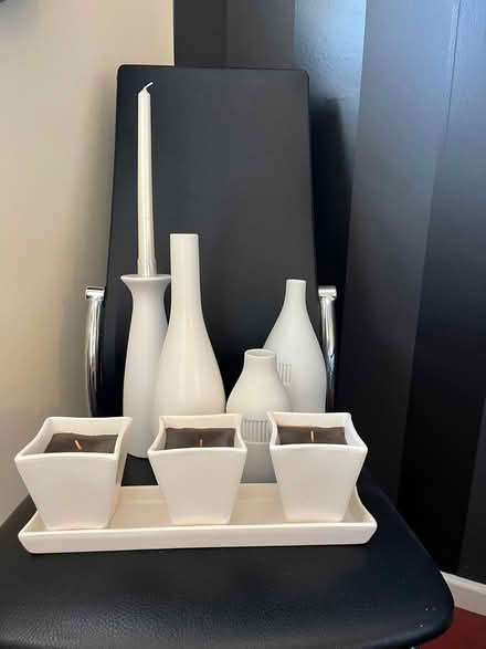 Photo of free selection of small cream vases/candles (Plaistow E13) #1