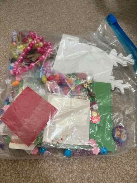 Photo of free Craft stuff and aqua beads (Twickenham) #3