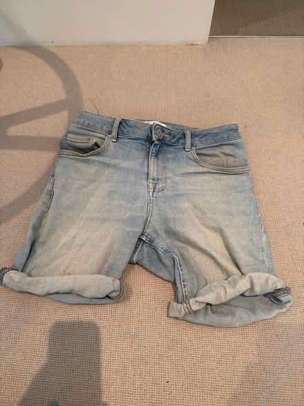 Photo of free 30in waist light blue denim shorts (SE13) #1