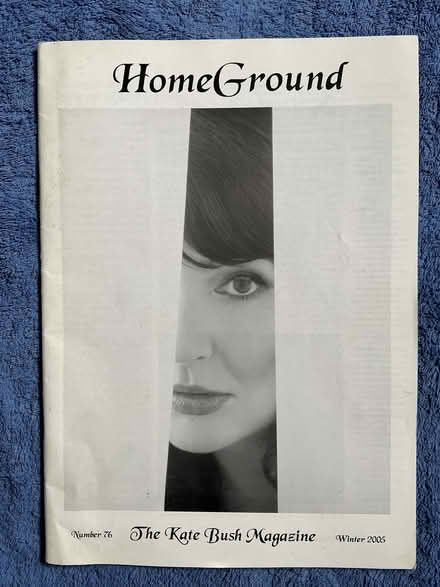 Photo of free HomeGround issue - Kate Bush fanzine (Goldhanger CM9) #1