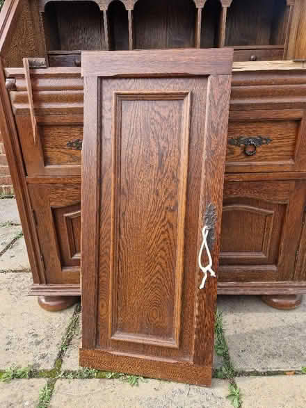 Photo of free Broken oak bureau for storage (Acton W3) #4