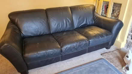 Photo of free Leather Sofa (Lancaster freehold) #1