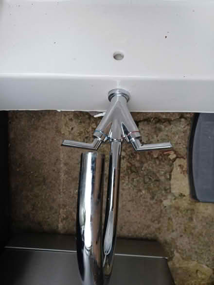 Photo of free White ceramic sink from ikea (LS16 Ireland wood) #1