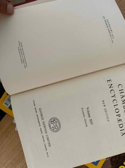 Photo of free 15 Volume complete Set Chambers Encyclopaedia (St Pauls Ward GU15) #4