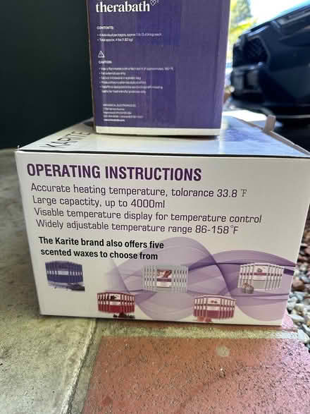 Photo of free electronic wax heater for hands (San Rafael-- Bret Harte) #4
