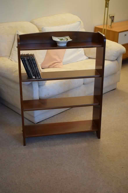 Photo of free Mahogany veneer bookcase (Surbiton KT6) #1