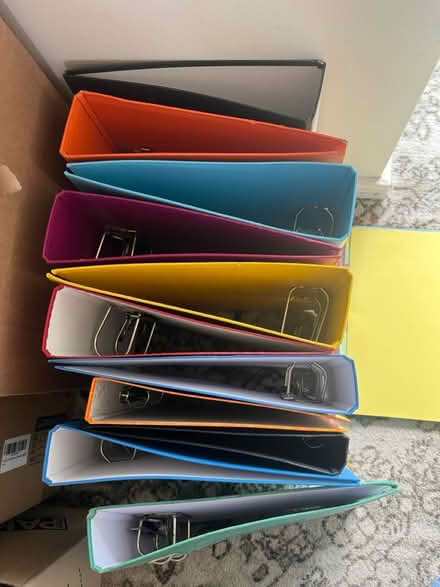 Photo of free Lever arch files/ring binders (East Chesterton CB4) #2