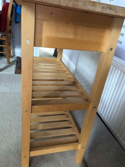 Photo of free Wooden Kitchen Trolley, used (Woodseats S8) #4