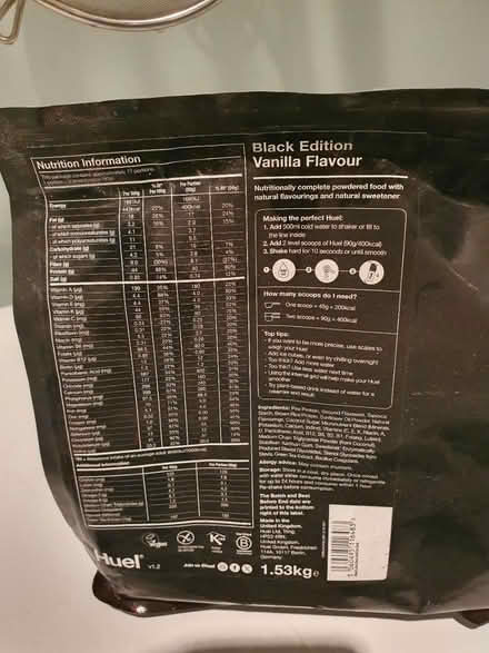 Photo of free Huel protein powder (Welling DA16) #2