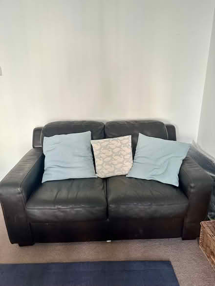Photo of free Leather Sofa Works sofa (Kingston Gate KT2) #1