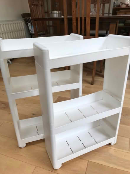 Photo of free Shelves with wheels (two) (Wootton OX13) #1