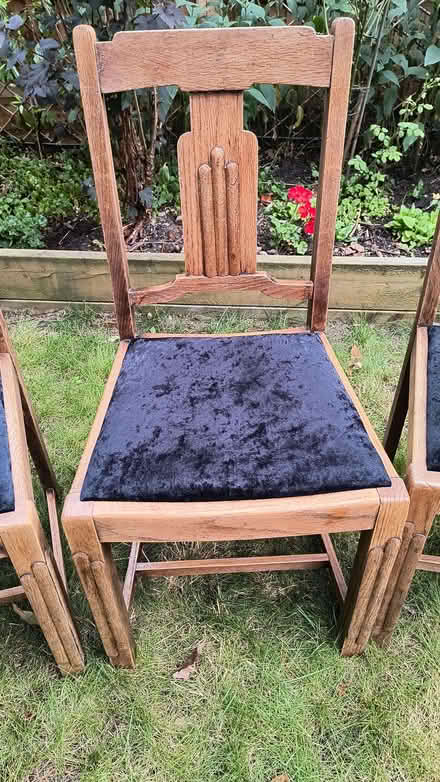 Photo of free 4 Original Art Deco Dining Chairs (Catford South SE6) #4