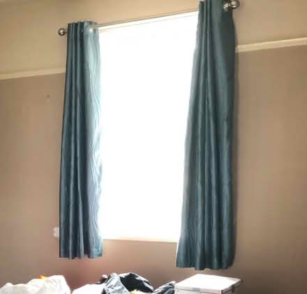 Photo of free Blue curtains (Wisewood S6) #3