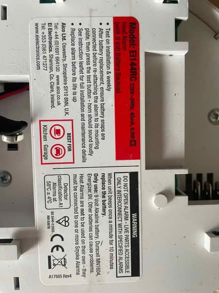 Photo of free Two Optical Smoke Detectors & One Heat Alarm (Presteigne LD8) #3