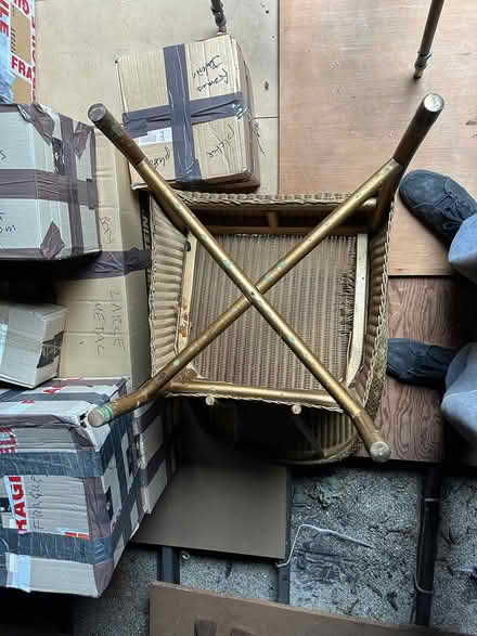 Photo of free 2 damaged LLOYD LOOM chairs (Finsbury Park N4) #2
