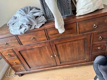 Photo of free Solid wooden cabinet (Staines) #1